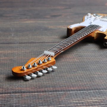 Musical Story 1/4 ミニチュア 楽器 ギター STタイプ Fake C ナチュラル メイプルの画像