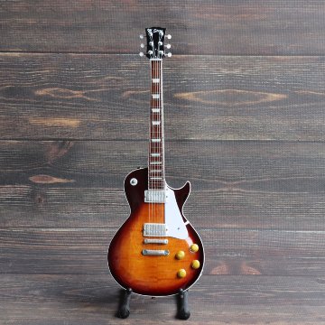 Musical Story 1/3 ミニチュア 楽器 ギター レスポール スタンダード タイプ 60s ICE TEA スタイル の画像