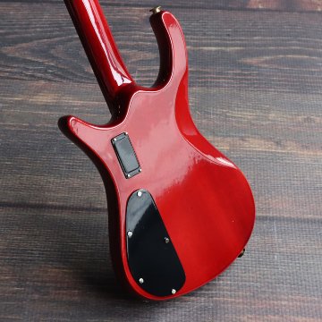 Musical Story 1/3 スケール ミニチュア 楽器 ベース ギター Amber colorの画像