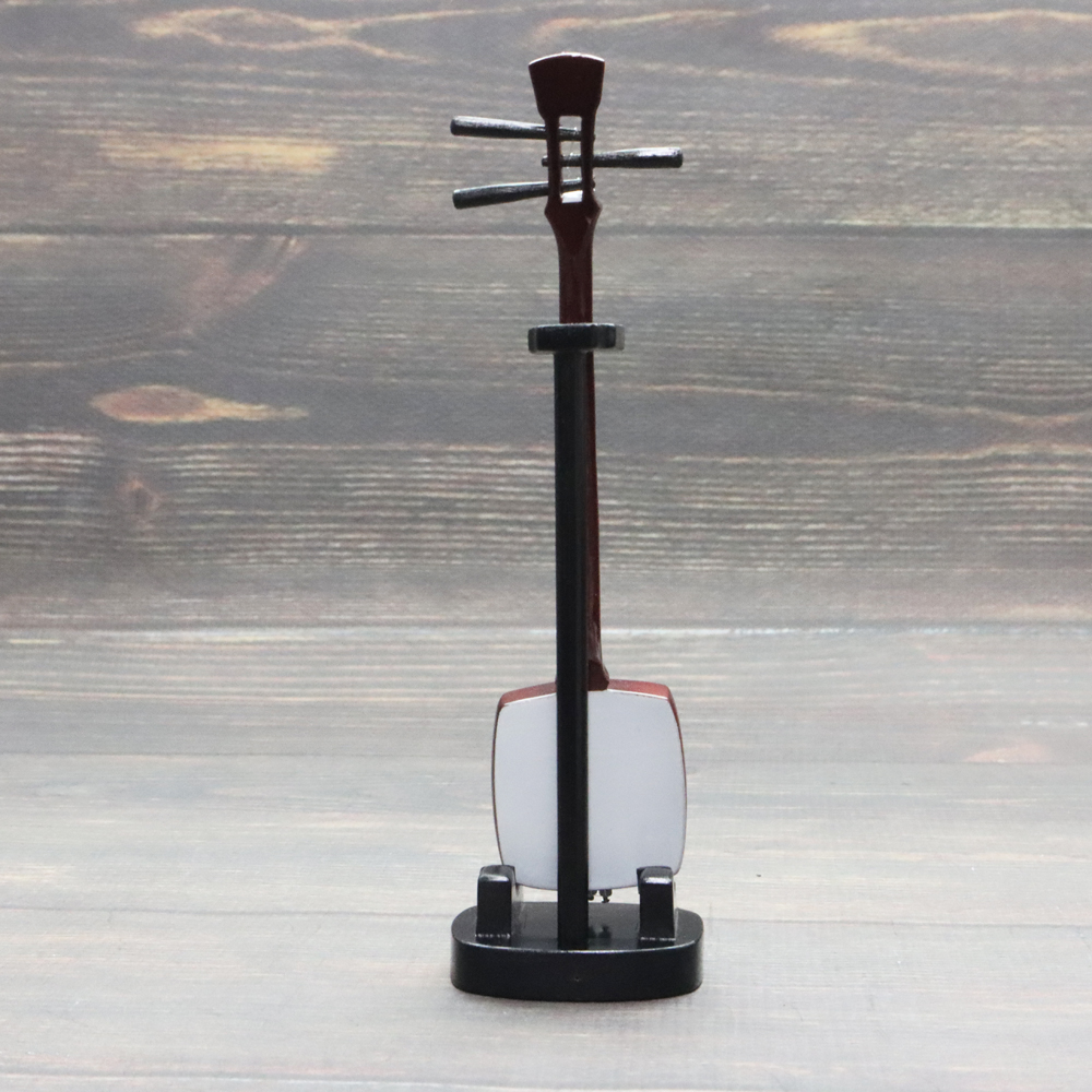 Musical Story 1/6 スケール ミニチュア 楽器 三味線 スタンド付きの画像