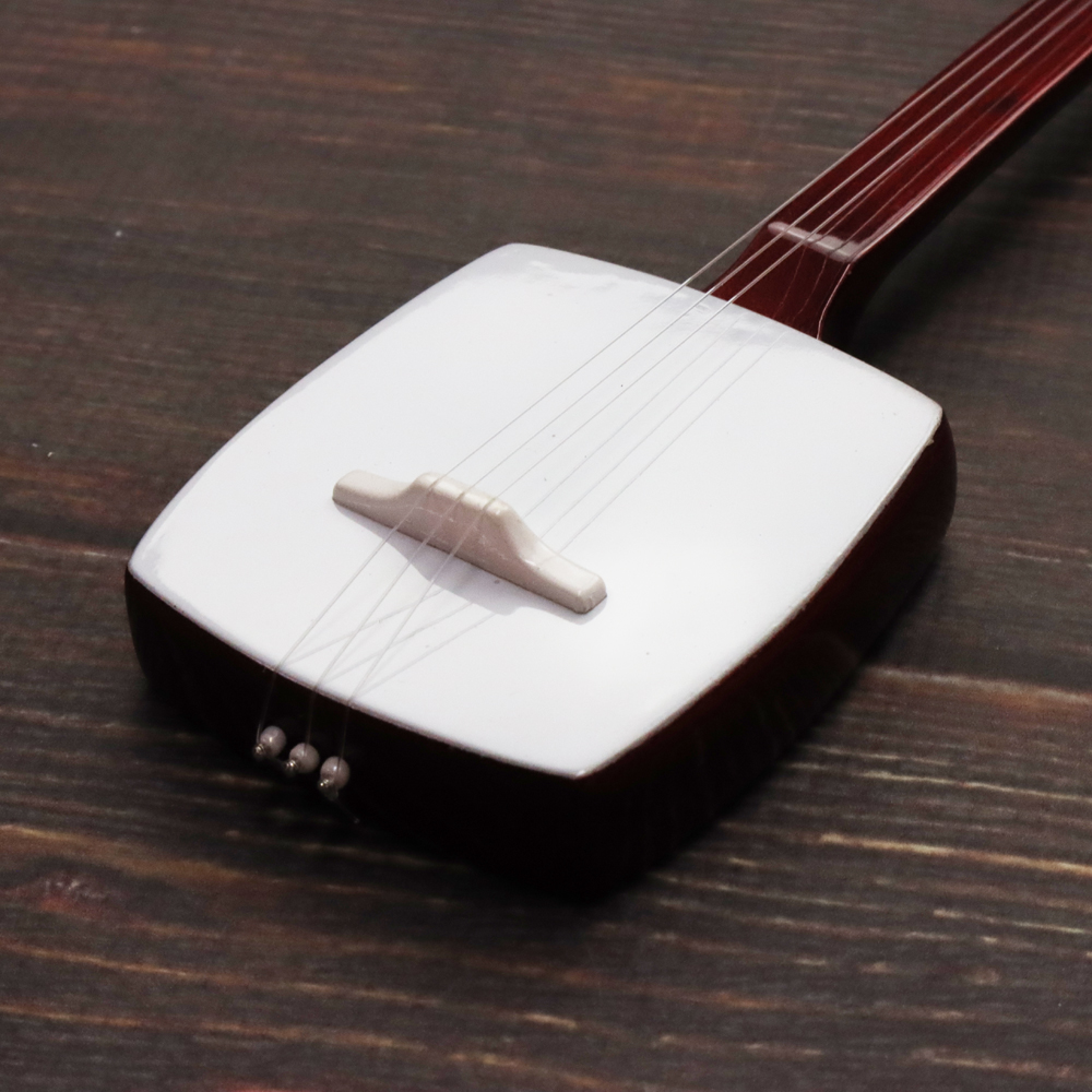 Musical Story 1/4 スケール ミニチュア 楽器 三味線 スタンド付きの画像