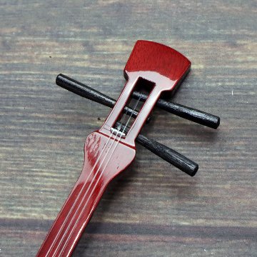 Musical Story 1/4 スケール ミニチュア 楽器 三味線 スタンド付きの画像