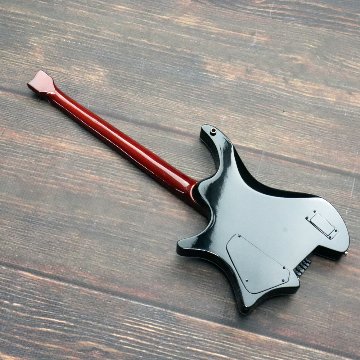 Musical Story 1/3 スケール ミニチュア 楽器 ヘッドレス ギター ライトブルーの画像
