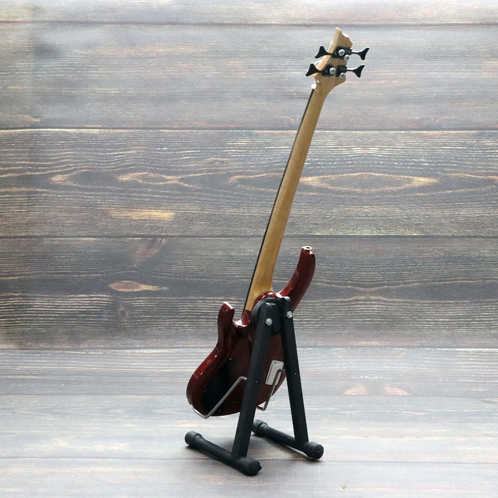 Musical Story 1/3 スケール ミニチュア 楽器 ベース ギター フレームメイプル レッドの画像