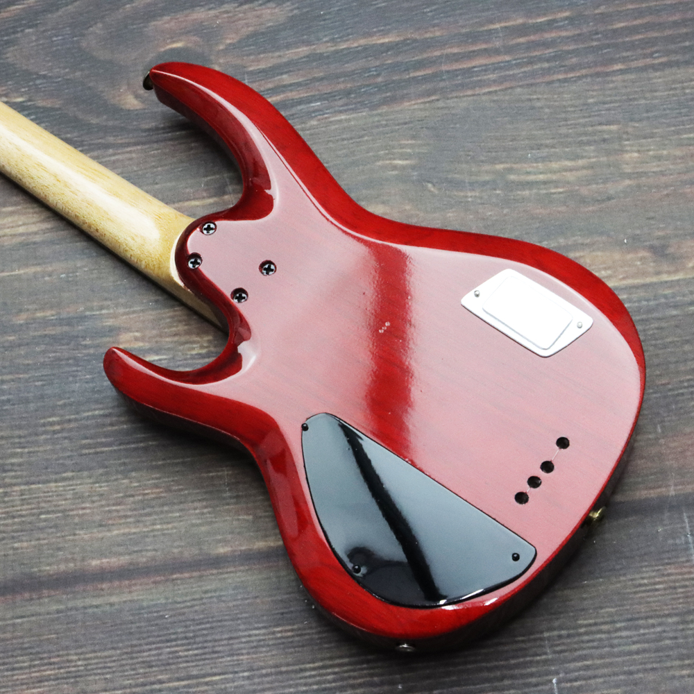 Musical Story 1/3 スケール ミニチュア 楽器 ベース ギター フレームメイプル レッドの画像