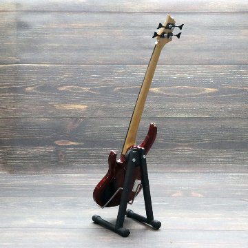 Musical Story 1/3 スケール ミニチュア 楽器 ベース ギター フレームメイプル レッドの画像