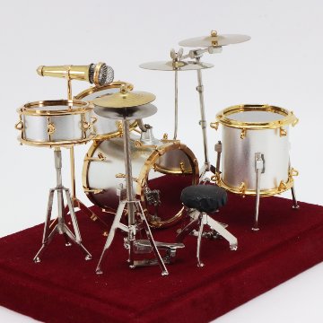 ミニチュアドラム 1/14 スケール アクリルカバー付きの画像