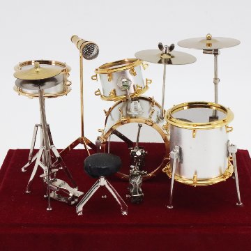 ミニチュアドラム 1/14 スケール アクリルカバー付きの画像