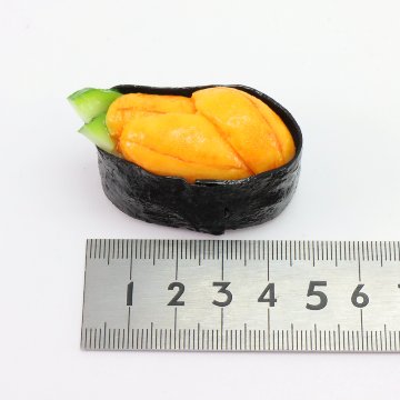 ミニチュア フード アクセサリー マグネット うに軍艦の画像