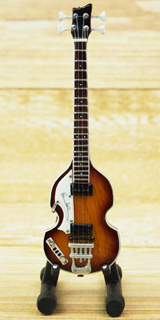 Musical Story Artist motif 1/6 15cm ミニチュア ギター 楽器 ビートルズ ポールマッカートニー ヘフナー バイオリン ベース