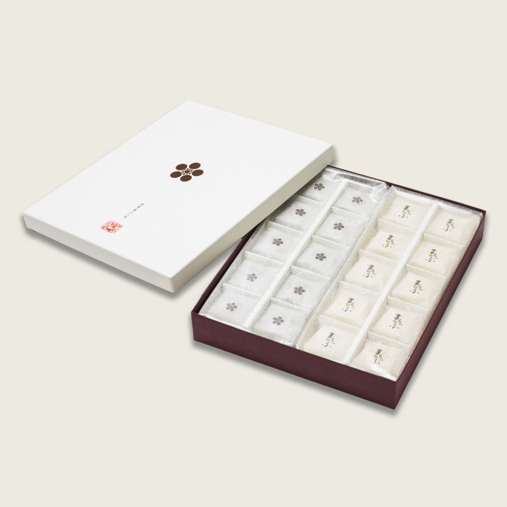 （賞味期限:出荷時30日以上）山田屋まんじゅう・まろぶ詰合せ　化粧箱20個入　 密封包装の画像