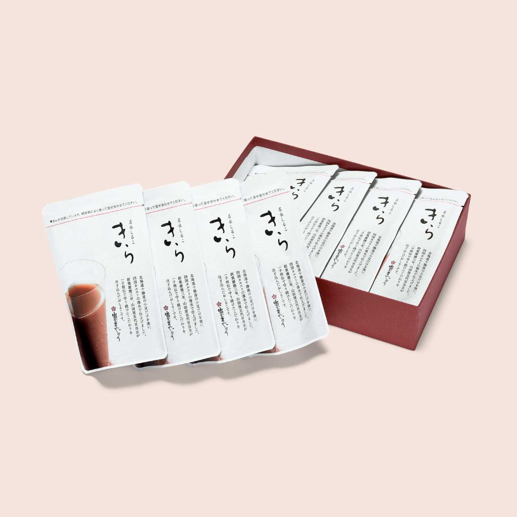 名水しるこ きら　化粧箱8袋入（150g×8）の画像