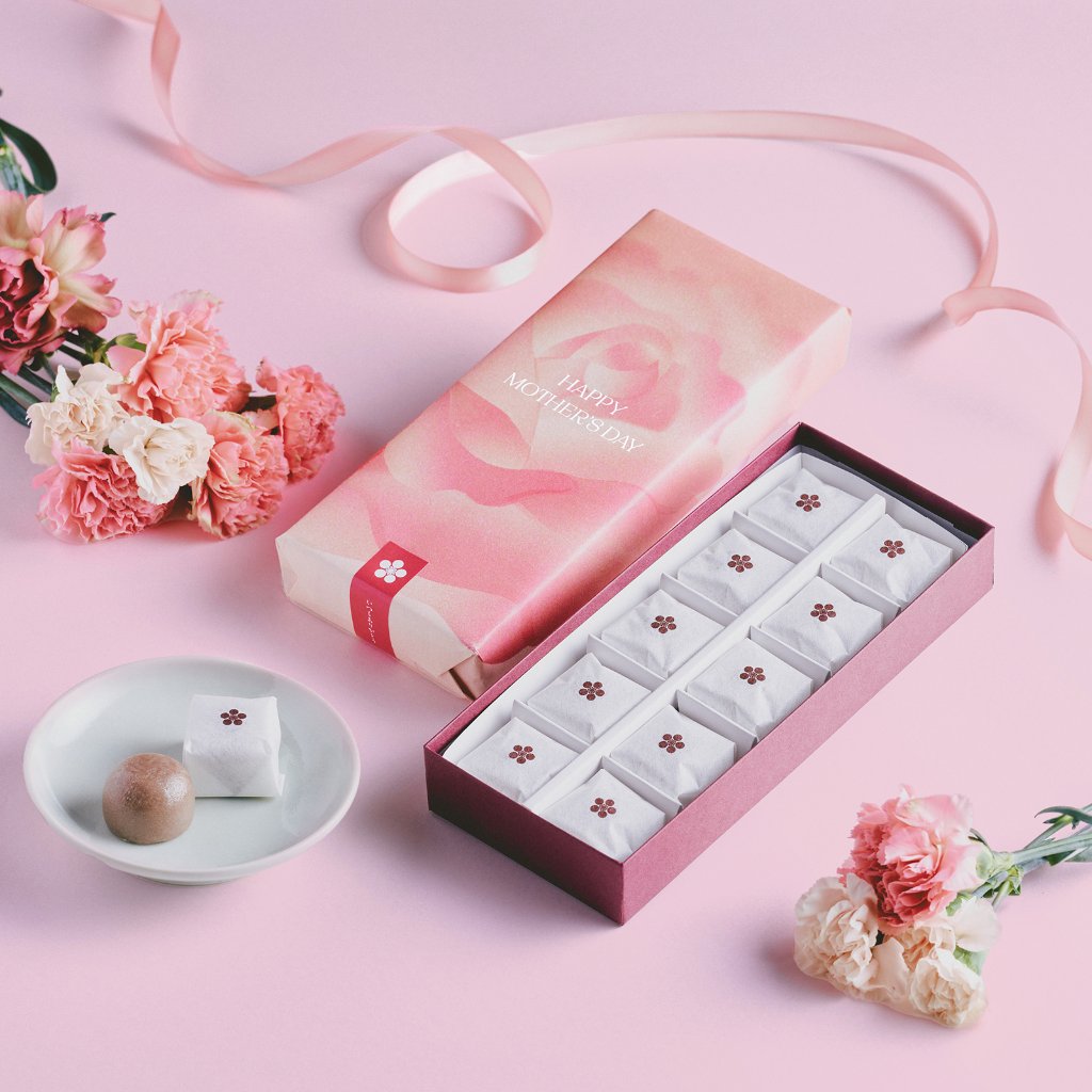 (母の日ギフト4/24発送開始)山田屋まんじゅう化粧箱10個入（密封包装）の画像