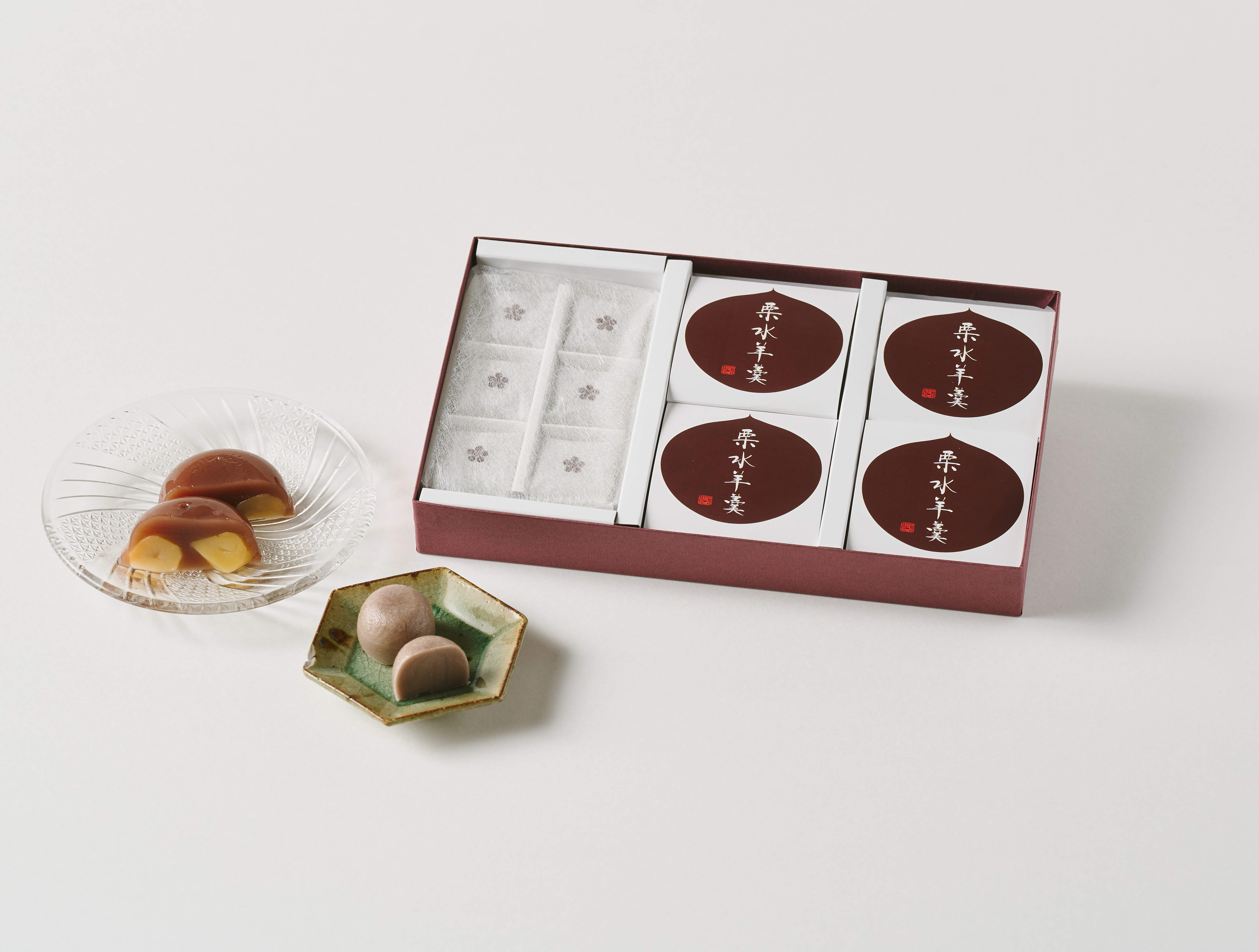 山田屋まんじゅう・栗水羊羹セット①｜山田屋まんじゅうオンラインショップ