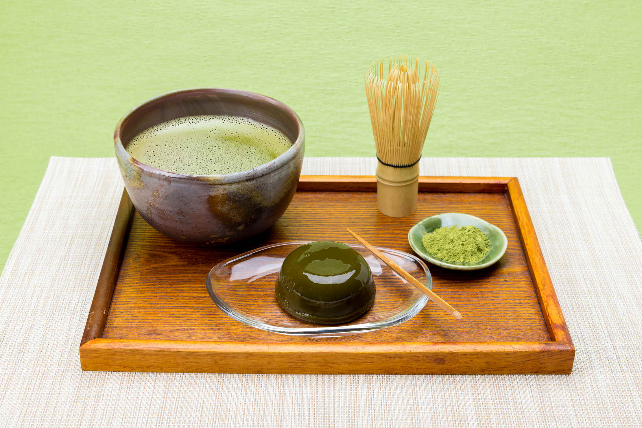 抹茶水羊羹 バラ　1個の画像