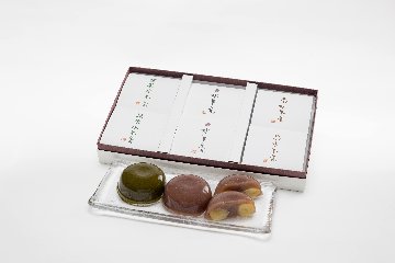 水羊羹三種詰合せ化粧箱6個入の画像