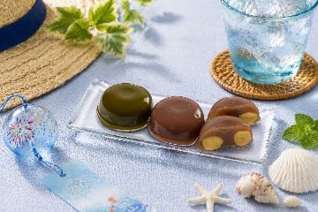 水羊羹三種詰合せ化粧箱9個入の画像