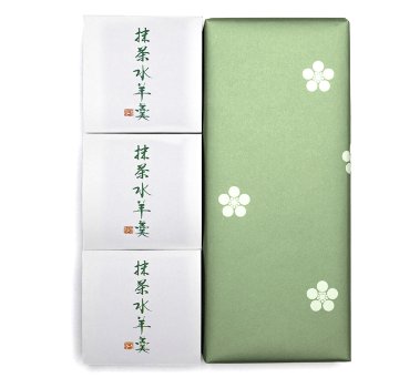 抹茶水羊羹3個入の画像