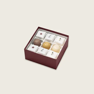 山田屋まんじゅう・こきび・まろぶ詰合せ 化粧箱18個入 密封包装