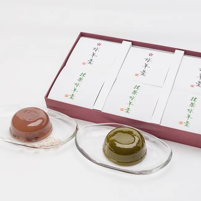 季節限定の味わい 水羊羹・抹茶水羊羹