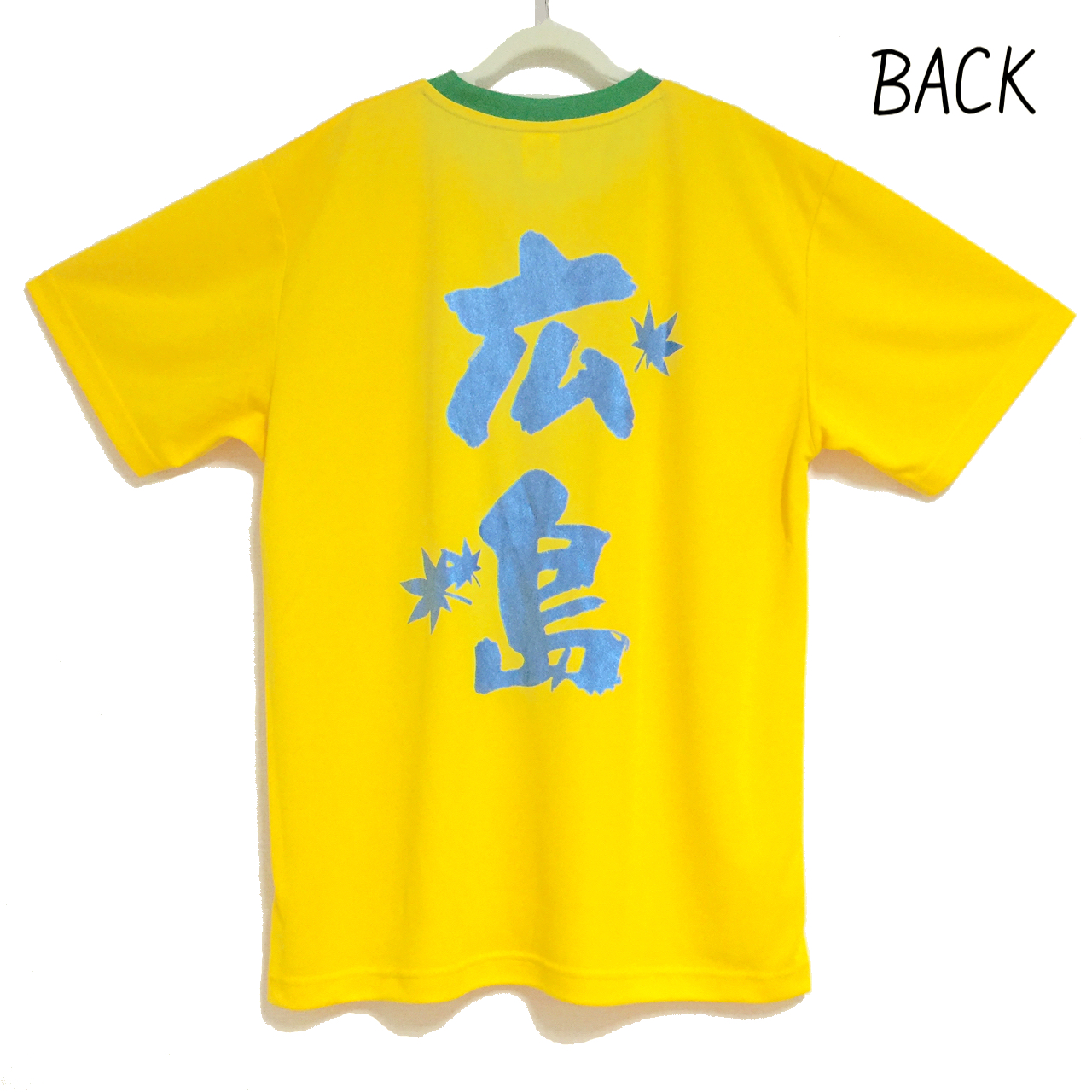 Ｔシャツ カナリアイエロー×ラメブルーの画像