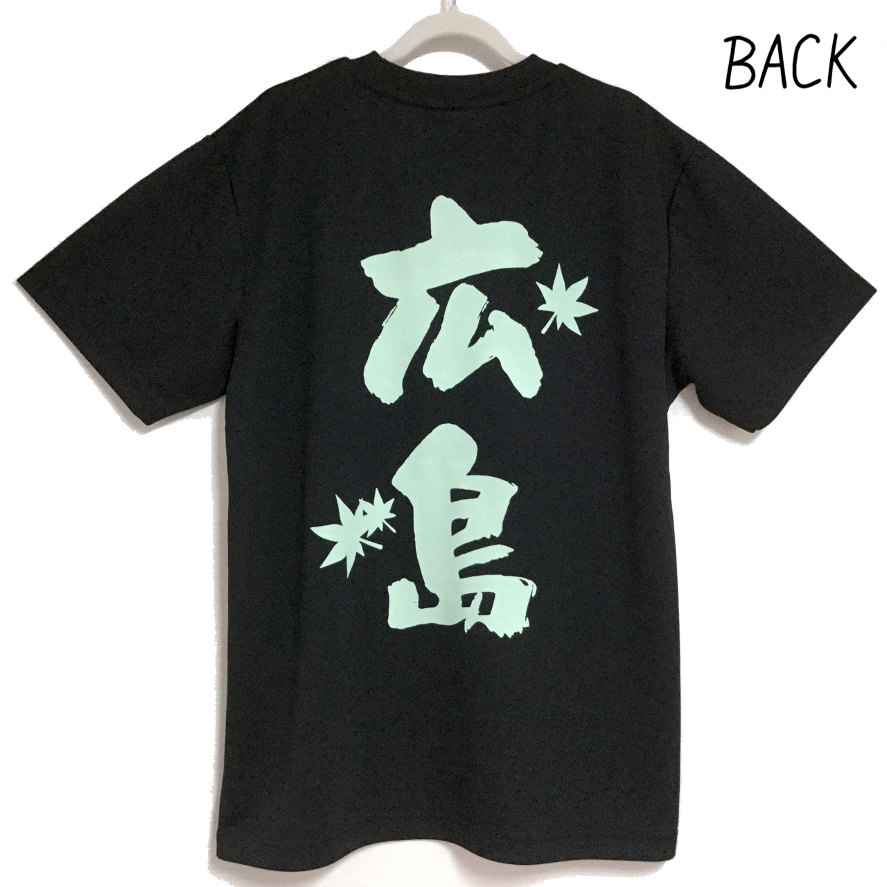 Ｔシャツ  ブラック×ミントブルーの画像