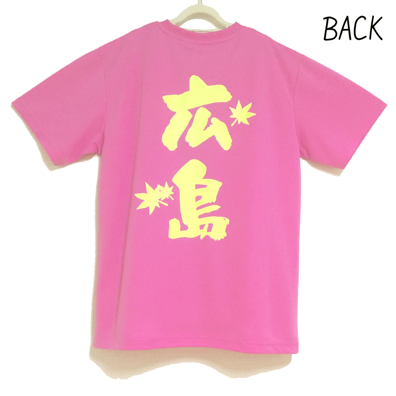 Ｔシャツ  ピンク×蛍光イエローの画像