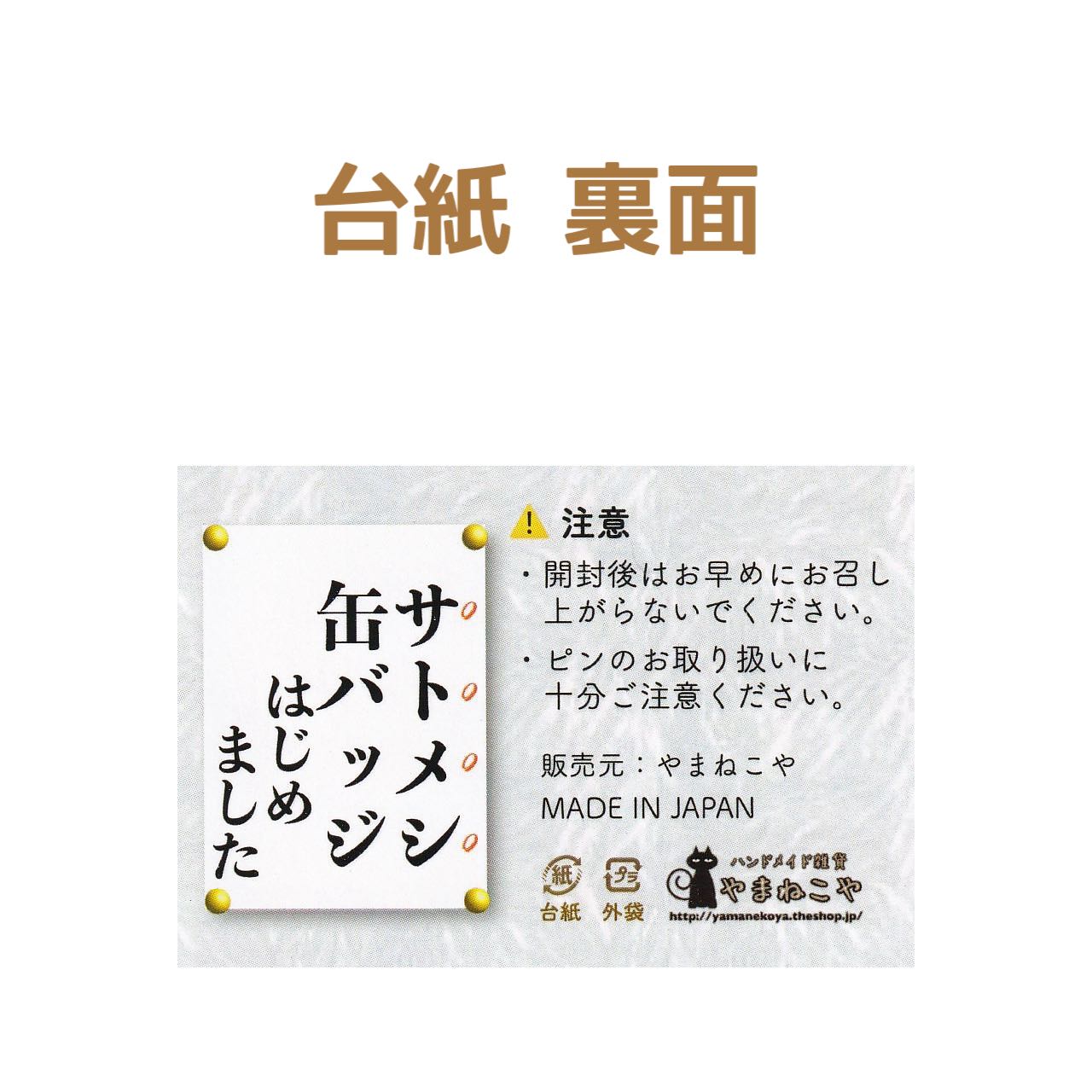 缶バッジ 広島メシの画像
