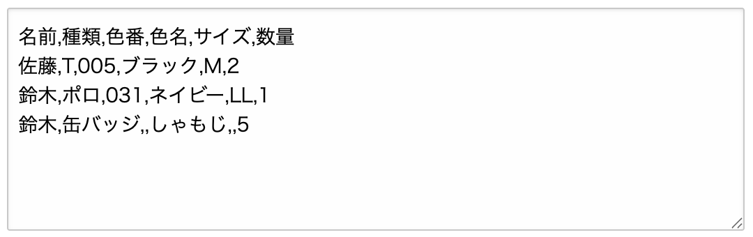 貼り付け画面の例