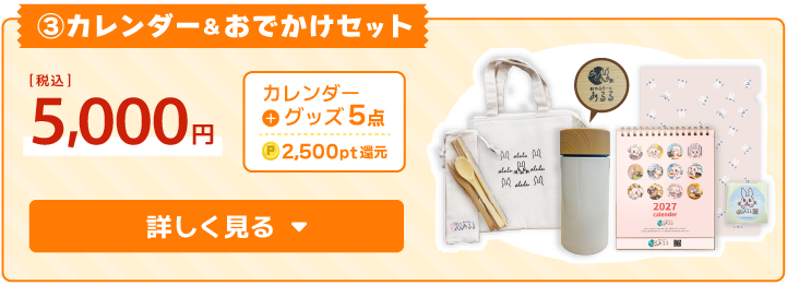 ③カレンダー＆おでかけセット