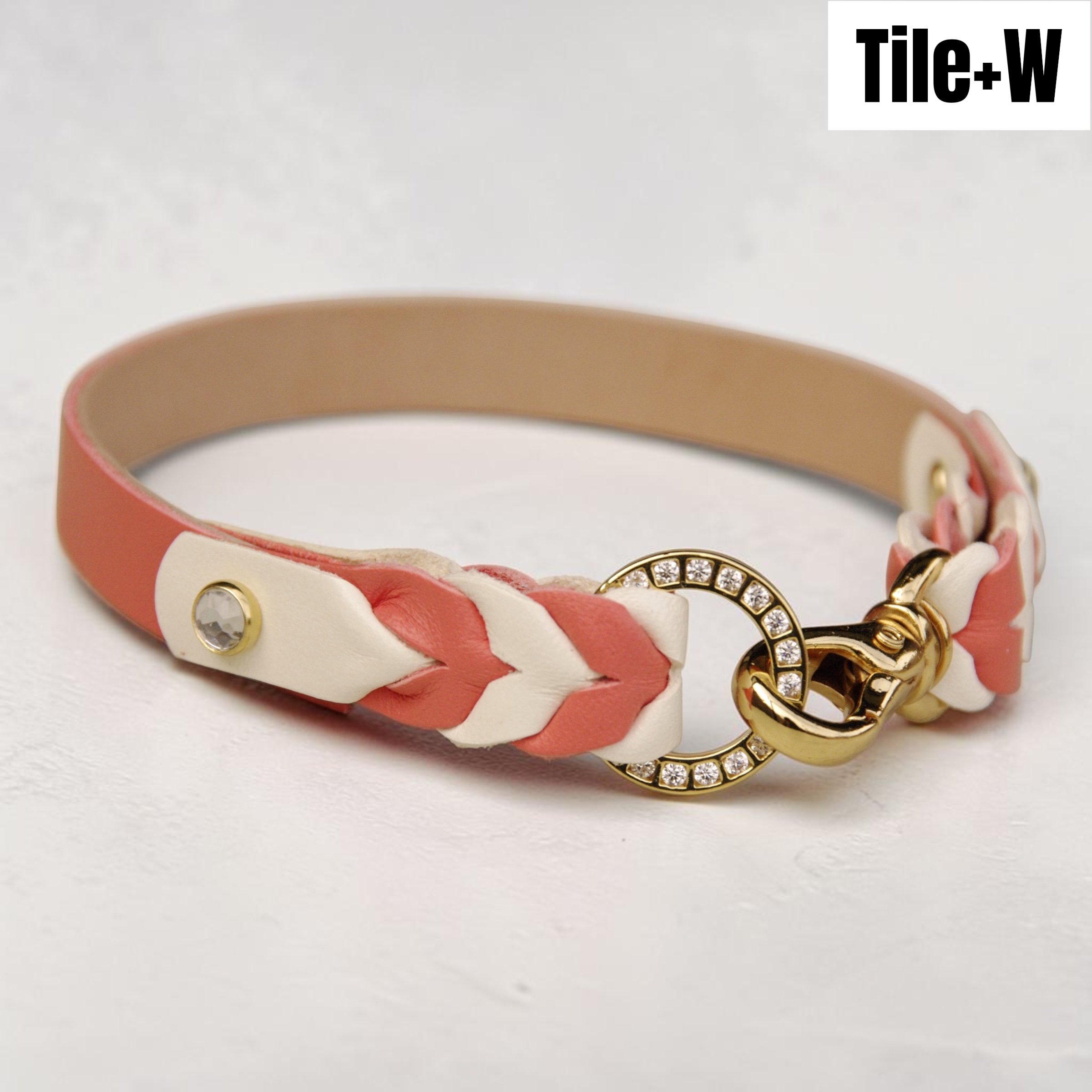 【全犬種】Tile + W：ジルコンセット の画像