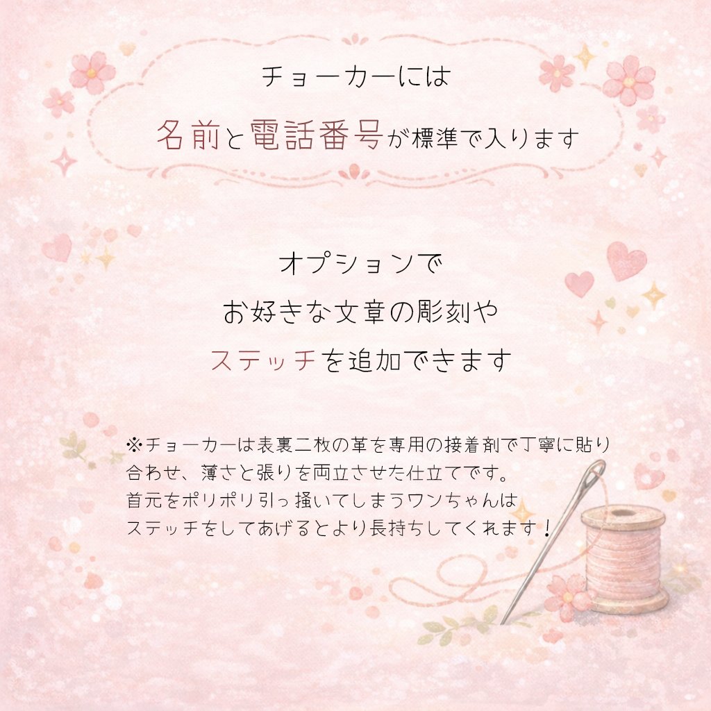 【全犬種】Tile + W：ジルコンセット の画像